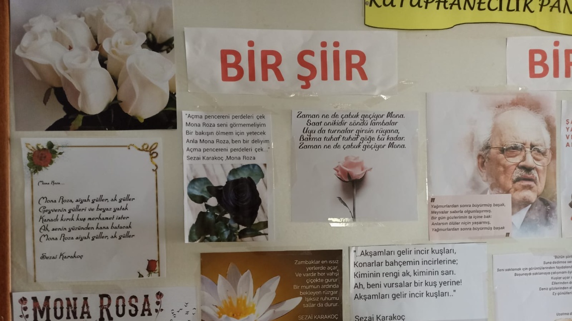 BİR ŞİİR BİR ŞAİR - NİSAN AYI ETKİNLİKLERİ